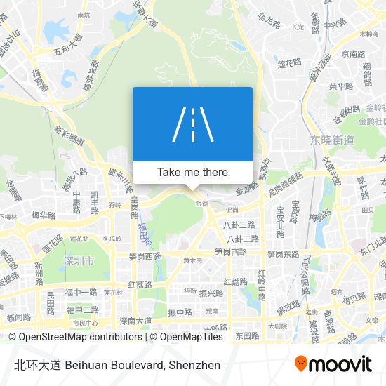 北环大道 Beihuan Boulevard map