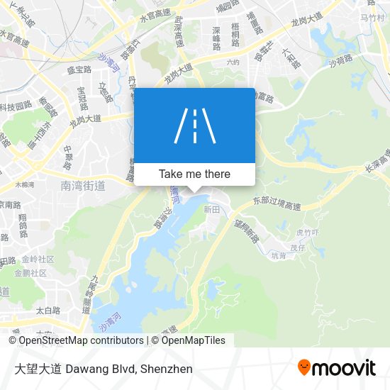 大望大道 Dawang Blvd map