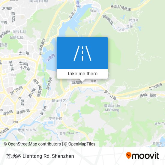 莲塘路 Liantang Rd map