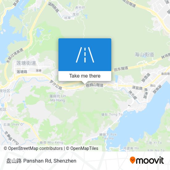 盘山路 Panshan Rd map