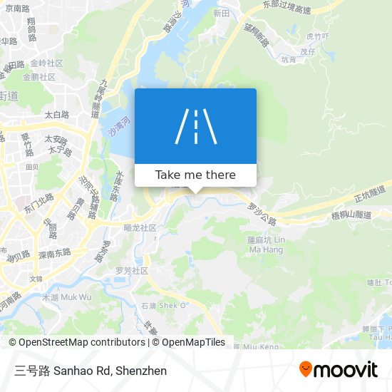 三号路 Sanhao Rd map