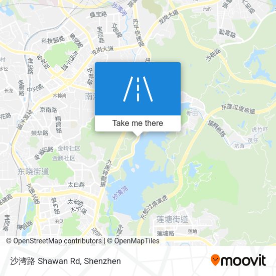 沙湾路 Shawan Rd map
