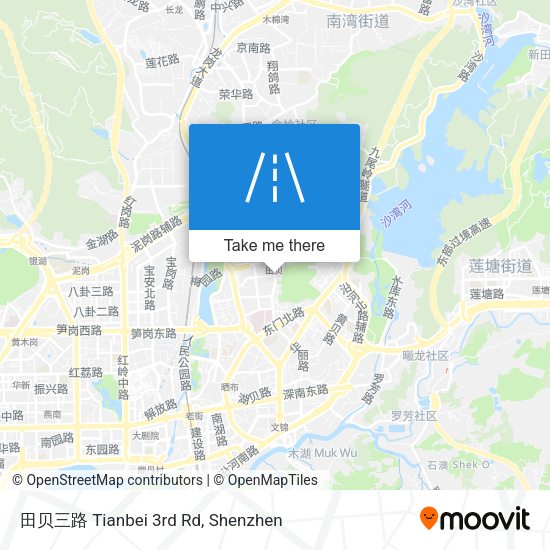 田贝‎三路 Tianbei 3rd Rd map