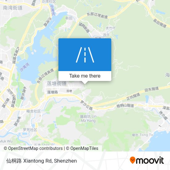 仙桐路 Xiantong Rd map