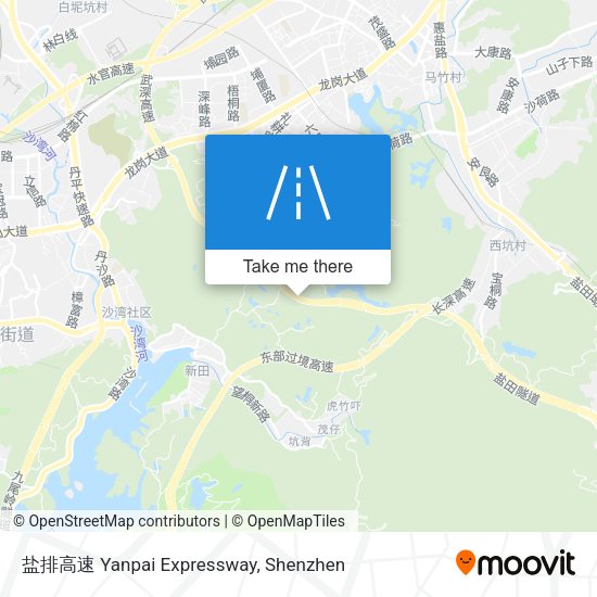 盐排高速 Yanpai Expressway map