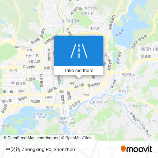 中兴路 Zhongxing Rd map
