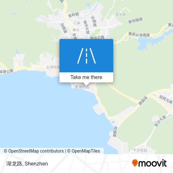 湖龙路 map