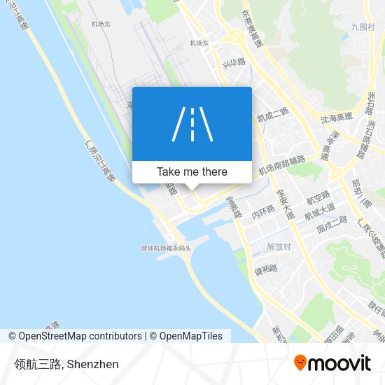 领航三路 map