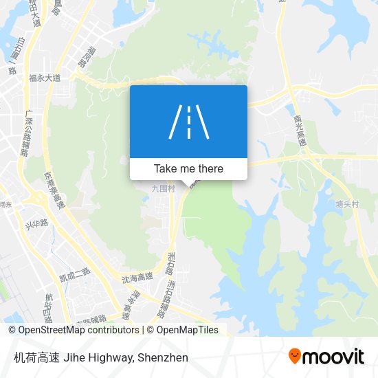机荷高速 Jihe Highway map
