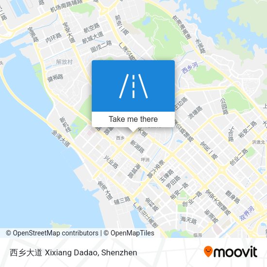 西乡大道 Xixiang Dadao map
