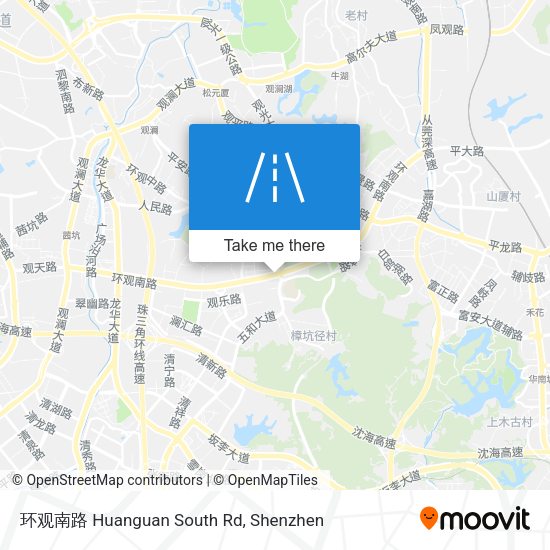 环观南路 Huanguan South Rd map