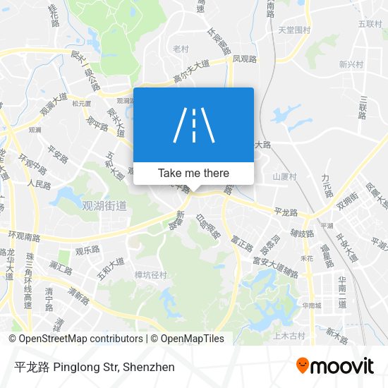 平龙路 Pinglong Str map