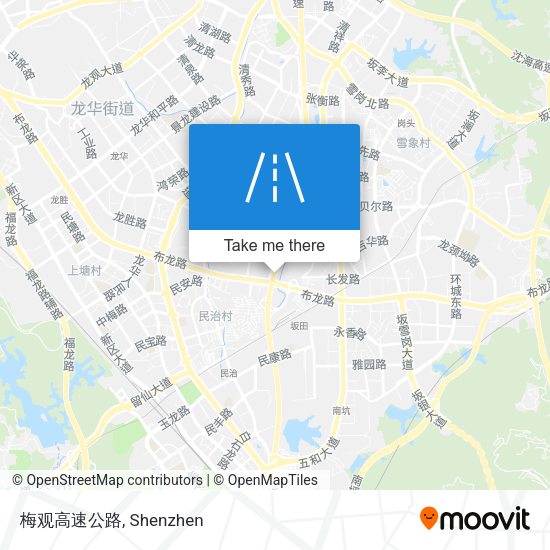 梅观高速公路 map