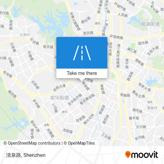 清泉路 map