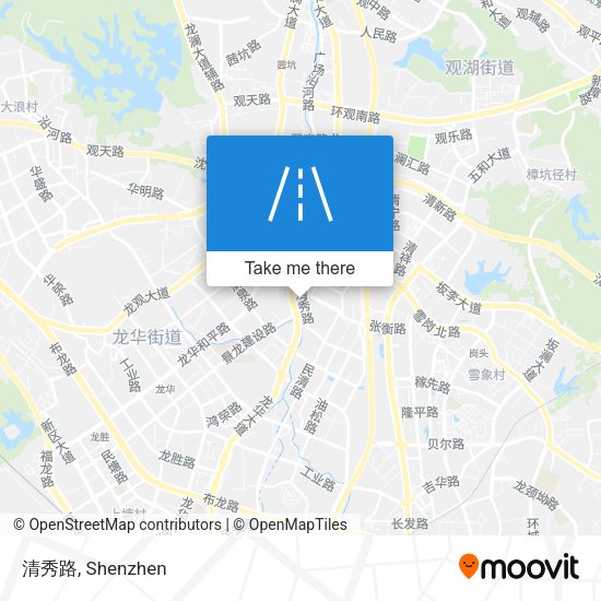 清秀路 map