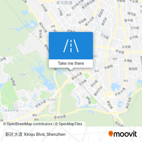 新区大道 Xinqu Blvd map