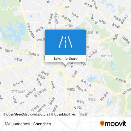 Meiguangaosu map