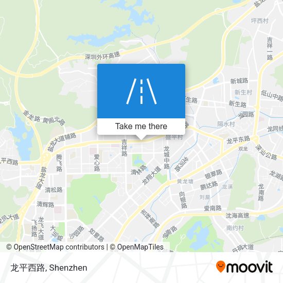 龙平西路 map