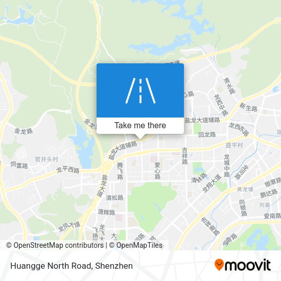 Huangge North Road map