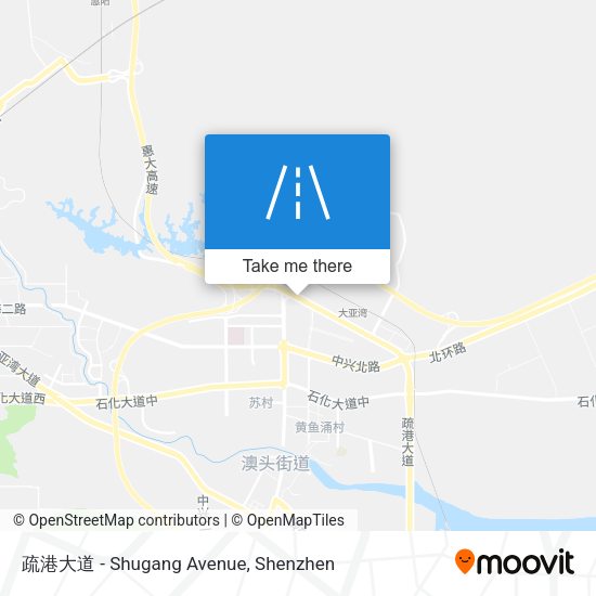 疏港大道 - Shugang Avenue map