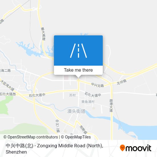 中兴中路(北) - Zongxing Middle Road (North) map
