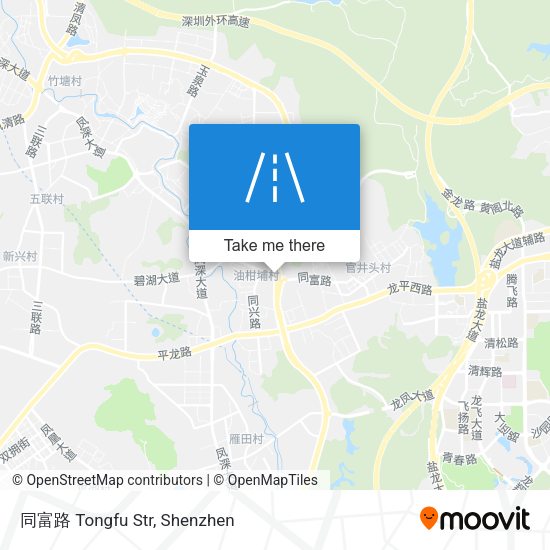 同富路 Tongfu Str map