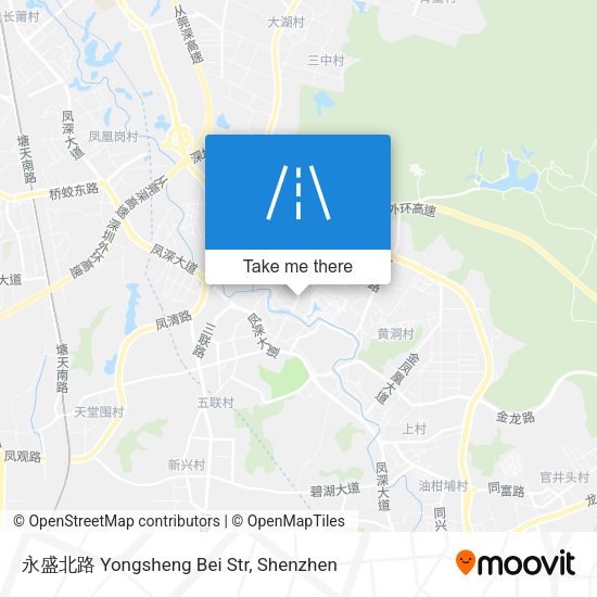 永盛北路 Yongsheng Bei Str map