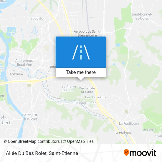 Allée Du Bas Rolet map