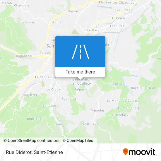 Rue Diderot map