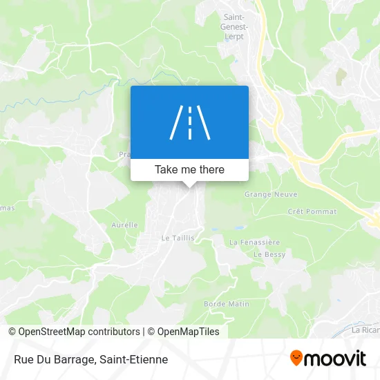 Rue Du Barrage map
