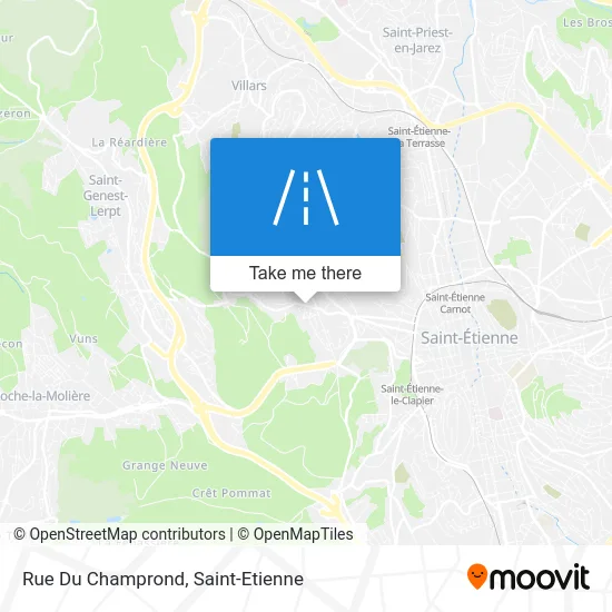 Rue Du Champrond map