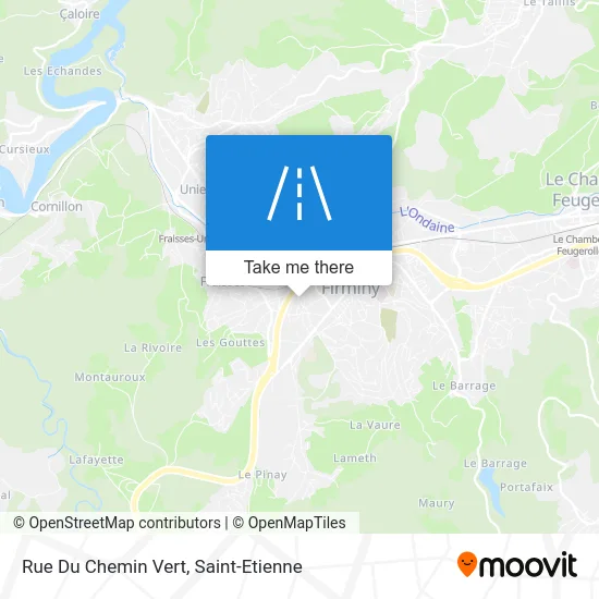 Rue Du Chemin Vert map