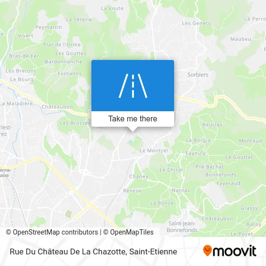 Rue Du Château De La Chazotte map
