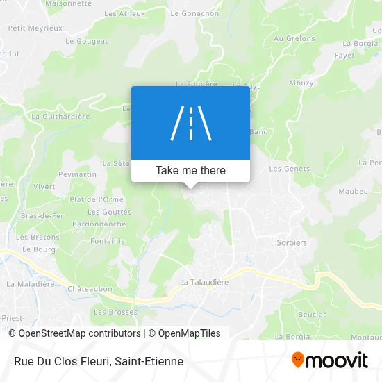 Rue Du Clos Fleuri map