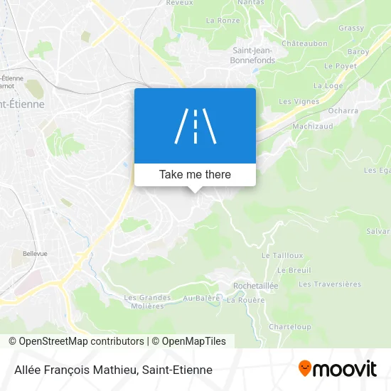 Allée François Mathieu map