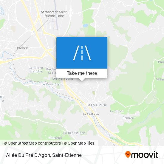 Allée Du Pré D'Agon map