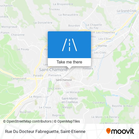 Mapa Rue Du Docteur Fabreguette