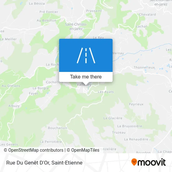 Rue Du Genêt D'Or map