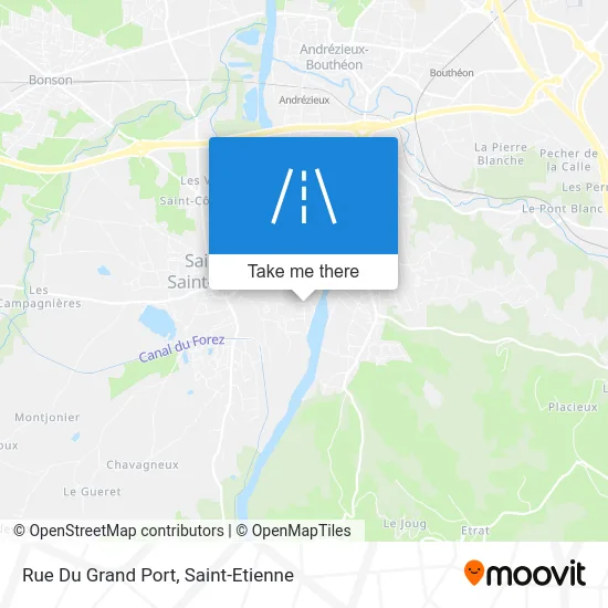 Rue Du Grand Port map