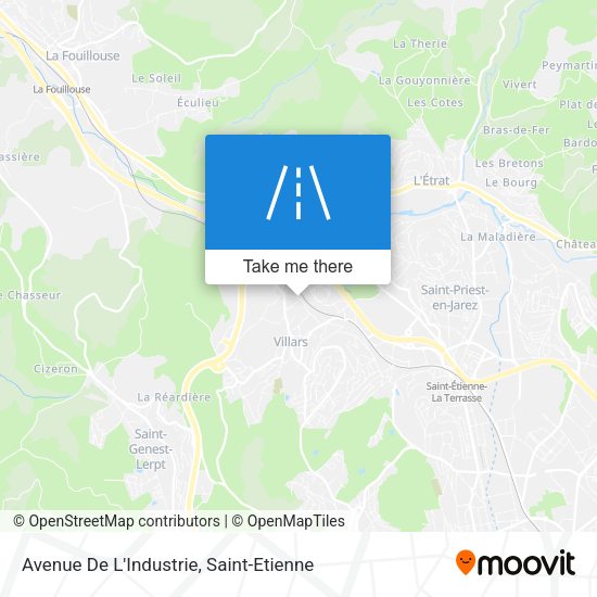 Avenue De L'Industrie map