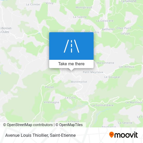 Avenue Louis Thiollier map