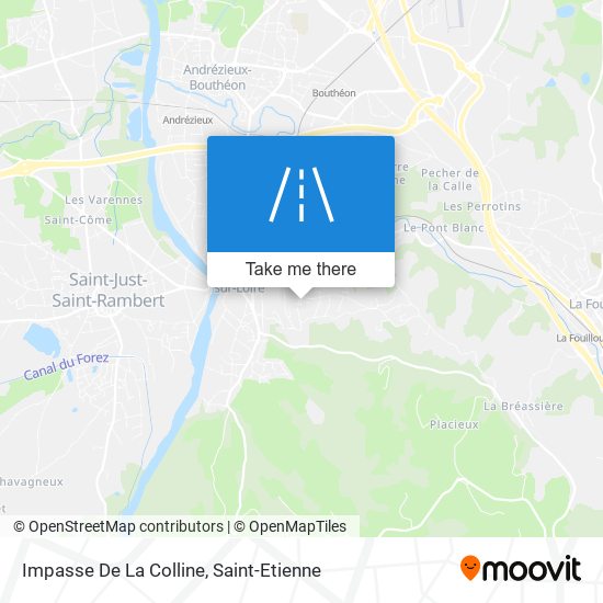 Impasse De La Colline map
