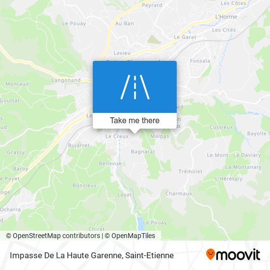 Mapa Impasse De La Haute Garenne