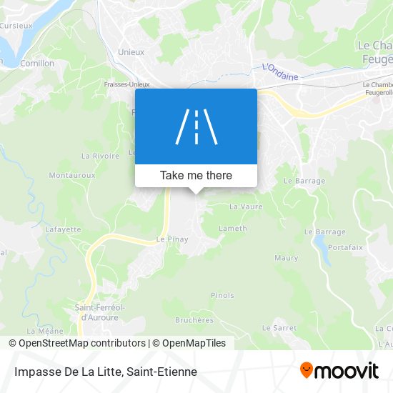 Impasse De La Litte map