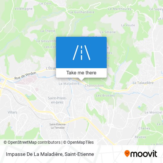 Mapa Impasse De La Maladière