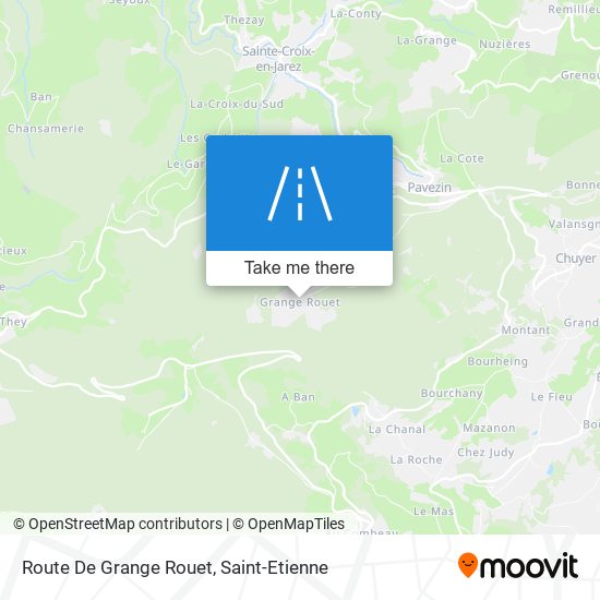 Route De Grange Rouet map