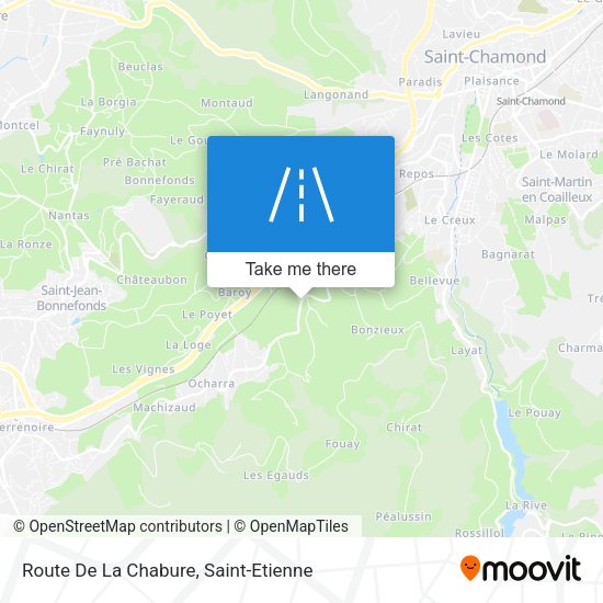 Route De La Chabure map