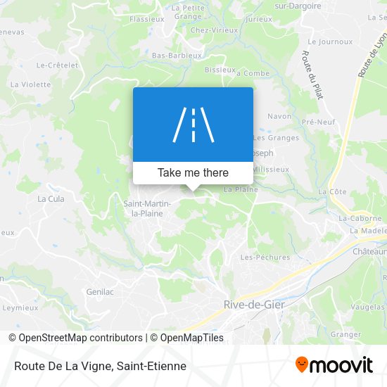 Route De La Vigne map