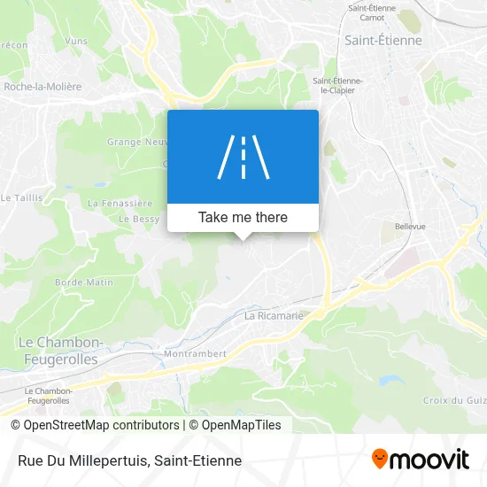 Rue Du Millepertuis map