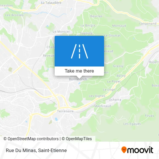 Rue Du Minas map